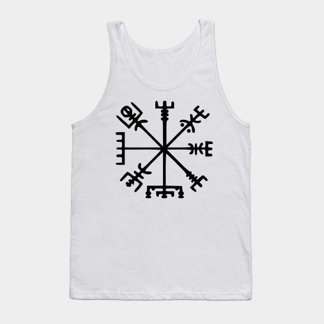 Vegvísir [Viking Compass] Tank Top by tinybiscuits